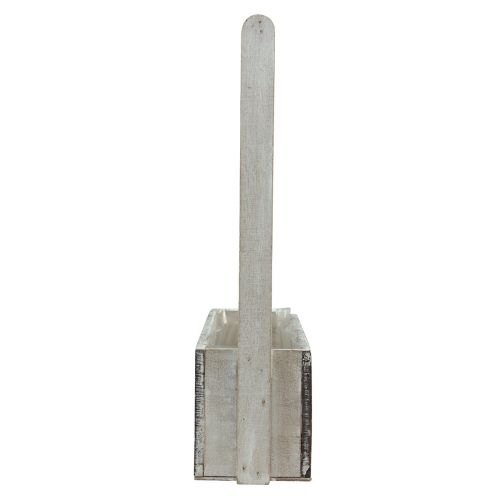 Artikel Holzkiste mit Griff „Männersache“ Pflanzkasten 30×9×10cm