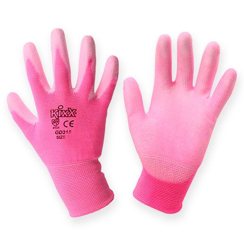 Floristik24 Kixx Gartenhandschuhe Gr.8 Rosa, Pink