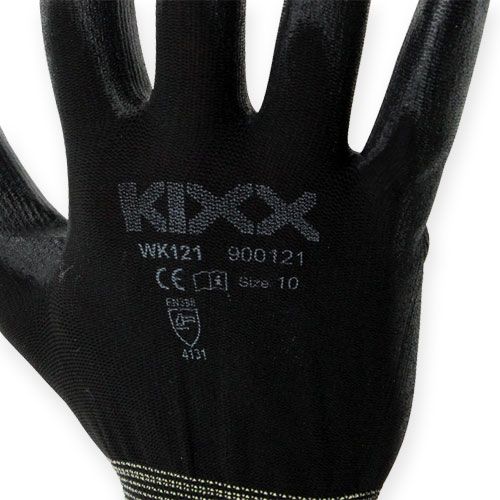 Artikel Kixx Nylon Gartenhandschuhe Gr.10 Schwarz