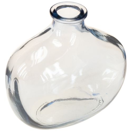 Mini Glasvasen Set aus klarem Glas für stilvolle Dekoration