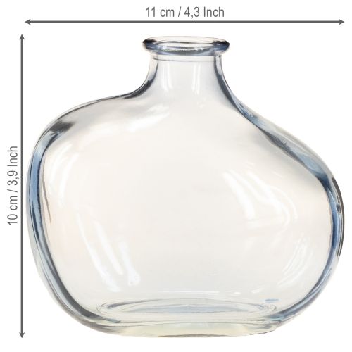 Artikel Mini Glasvasen Set aus klarem Glas für stilvolle Dekoration
