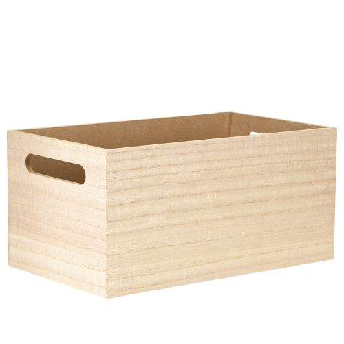 Artikel Kleine Holzbox Holzkiste Blumen Schmetterling 30x18cm