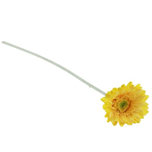 Floristik24 Künstliche Blumen Gerbera Gelb 45cm