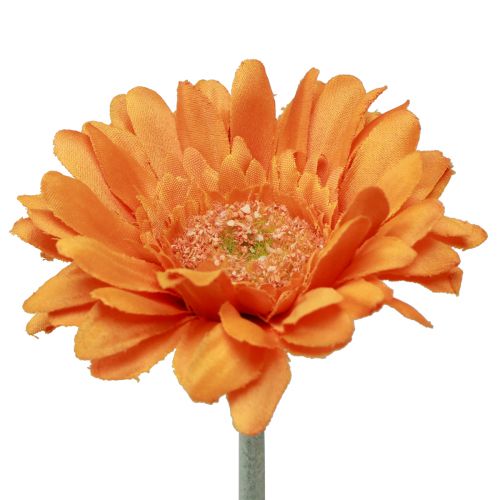 Floristik24 Künstliche Blumen Gerbera Orange 45cm
