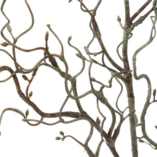 Floristik24 Künstlicher Weidenzweig mit Knospen Braun Frühling L76cm