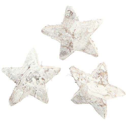 Artikel Kokos Stern Deko Cocossterne Weiß gewaschen 5cm 30 St