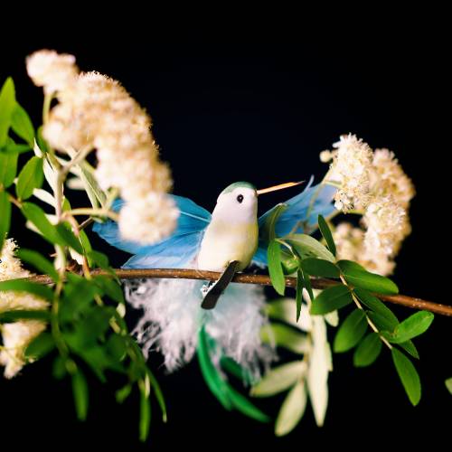 Floristik24 Kolibri Sortiment am Clip 17cm 12St