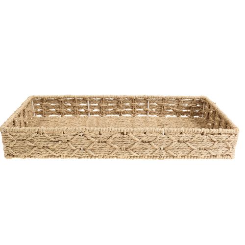 Artikel Korbtablett Deko Tablett Korb Natur 41/33/25cm 3er-Set