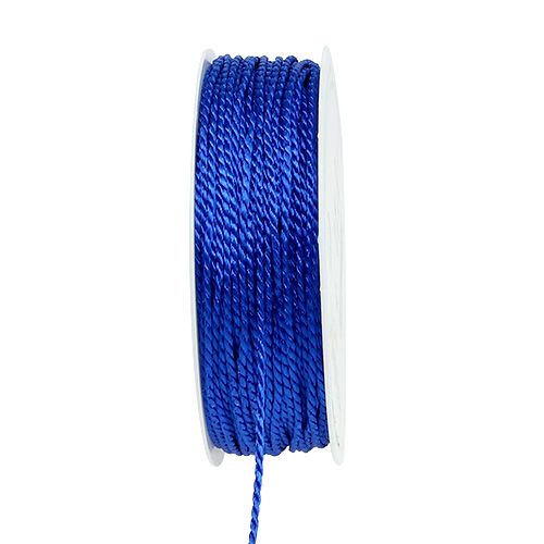 Floristik24 Kordel Blau 2mm 50m