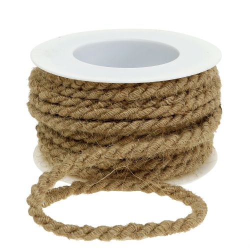 Floristik24 Kordel Jute Natur Ø6mm 9m