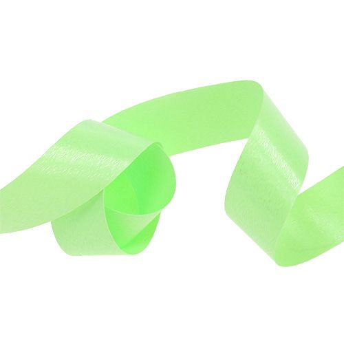 Floristik24 Kräuselband Lindgrün 10mm 250m