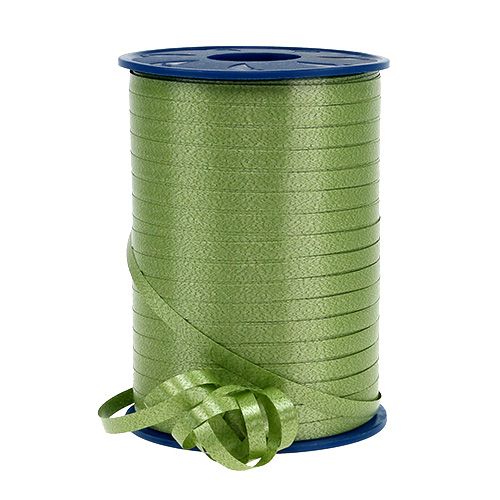 Kräuselband Olivgrün 4,8mm 500m