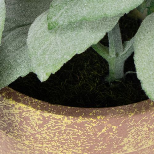Artikel Kräutertopf künstlich mit Deko Kräutern für Küche Garten Balkon oder Terrasse 15m 3St