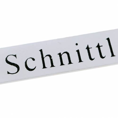 Pflanzstecker Kräuterstecker Weiß 2cm H17,5cm 8St