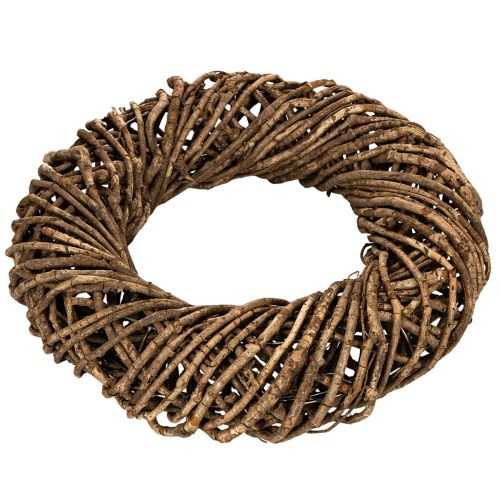 Dekokranz aus Naturzweigen Rattan braun rund Ø 45 cm | Floristik24.at