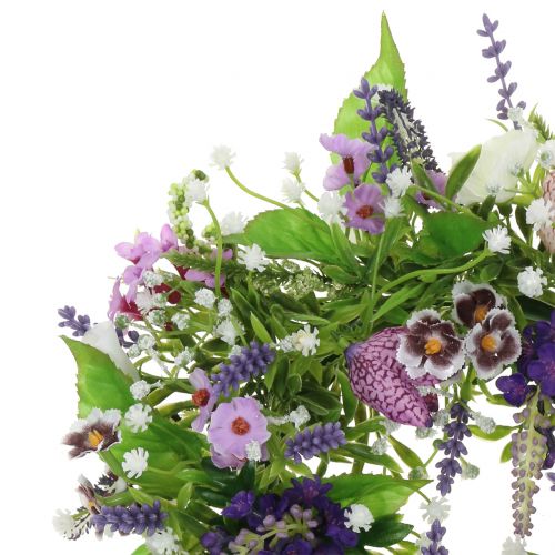Kranz Schachbrettblume/Lavendel/Flieder Ø28cm