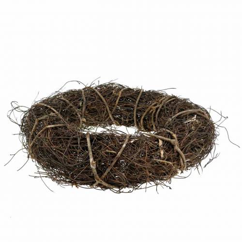 Floristik24 Rebenkranz mit Weide Ø35cm Natur