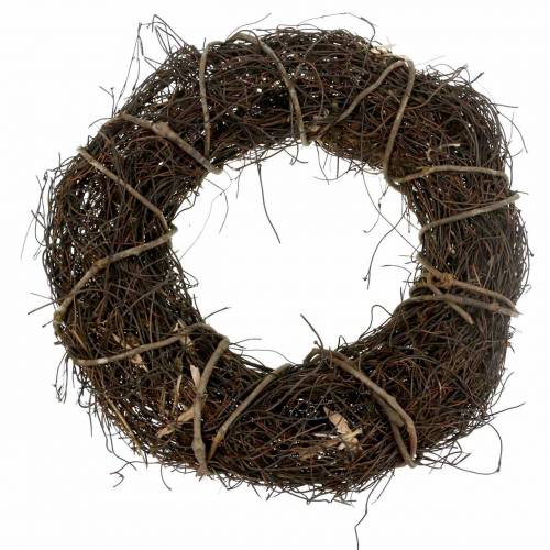 Floristik24 Rebenkranz mit Weide Ø35cm Natur