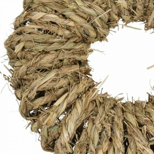 Strohkranz geflochten Ø35cm Rustikal Deko Kranz Natur