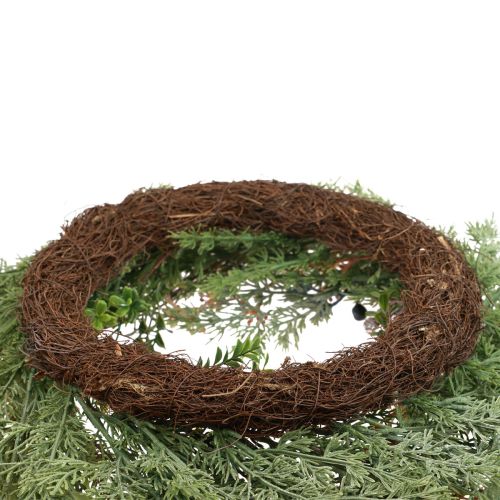 Artikel Türkranz Weihnachten Kranz künstlich Konifere Beeren Ø60cm