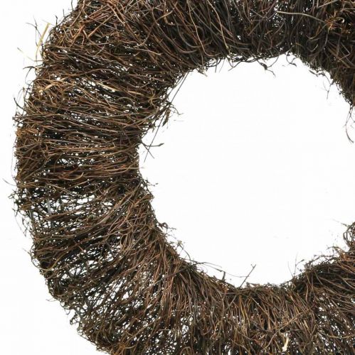 Rebenkranz Groß Braun Kranz aus Rebenzweigen Naturkranz Holz Ø45cm