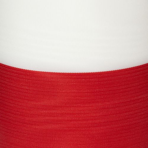 Kranzband Moiré Weiß-Rot 125mm x 25m aus 100% Acetat | Floristik24.at