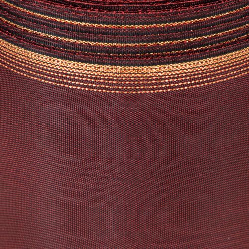 Kranzband aus Taft mit Moiré, 100 mm breit, Bordeaux, 25 m Rolle | Floristik24.at