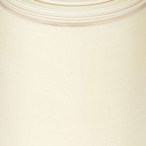 Artikel Kranzband Creme mit Goldkante Supersatin 125mm 25m - Wasserfest, Ideal für Computerdruck & Umweltfreundlich