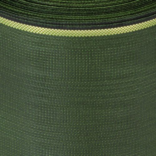 Kranzband Dunkelgrün mit Goldkante 75mm x 25m für Trauerschleifen und Floristik | Floristik24.at