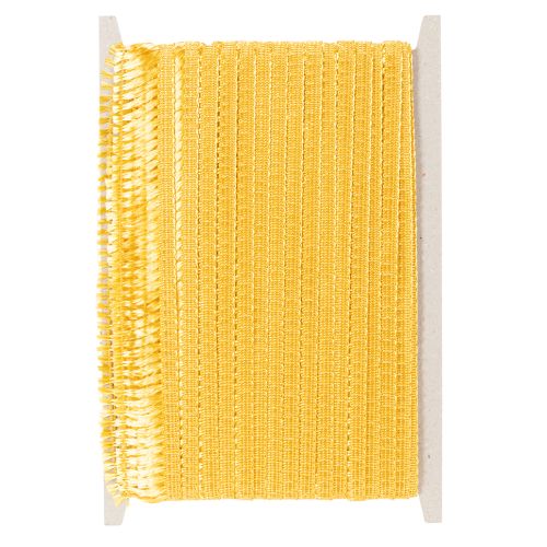 Selbstklebendes Quastenband mit Fransen 40mm x 25m Gold aus Acetat-Viskose | Floristik24.at