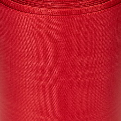 Artikel Kranzband Rot 125mm x 25m - Schleifenband für Trauerfloristik, Beschriftungen & Dekoration