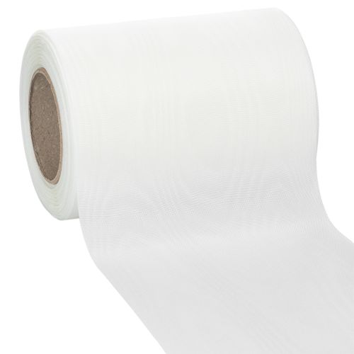 Trauerband Weiß 125mm x 25m aus 100 % Acetat für Kränze und Dekorationen bestellen | Floristik24.at