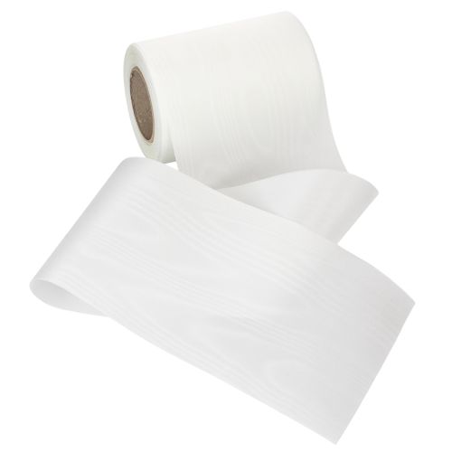 Trauerband Weiß 125mm x 25m aus 100 % Acetat für Kränze und Dekorationen | Floristik24.at