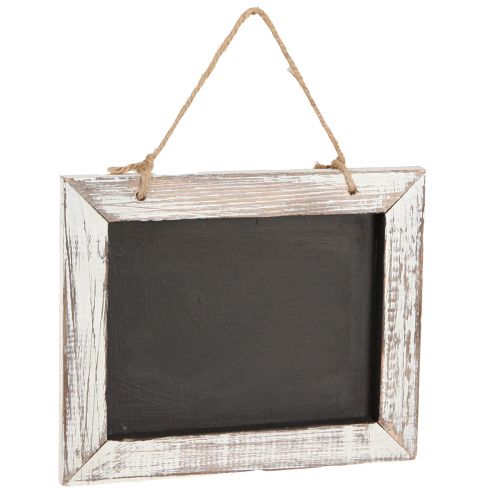 Artikel Kreidetafel zum Hängen Vintage Schwarz Weiß 24,5×20cm 2St