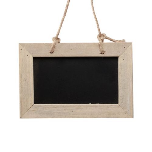 Floristik24 Kreidetafeln zum Aufhängen Holztafel Natur 15x10cm 5St