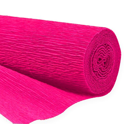 Floristik24 Floristen-Krepppapier Magenta 50x250cm