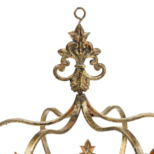 Floristik24 Krone Gold Antik Ø17,5cm H22,5cm