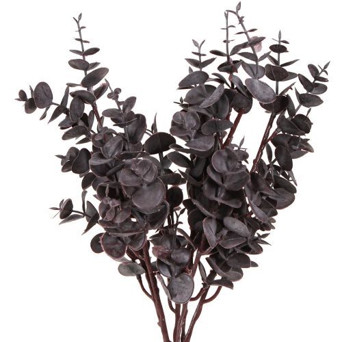 Artikel Künstliche Eukalyptus Deko Zweige Eucalyptus Violett 38cm 3St