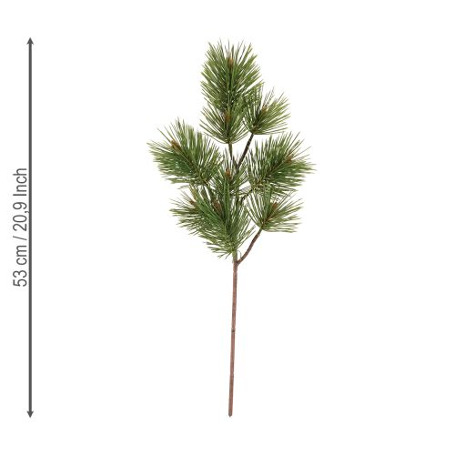 Artikel Künstliche Pinienzweige Weihnachtszweige Grün 53cm 3 St