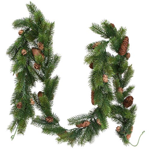 Floristik24 Künstliche Tannengirlande mit Zapfen Weihnachtsgirlande 160cm