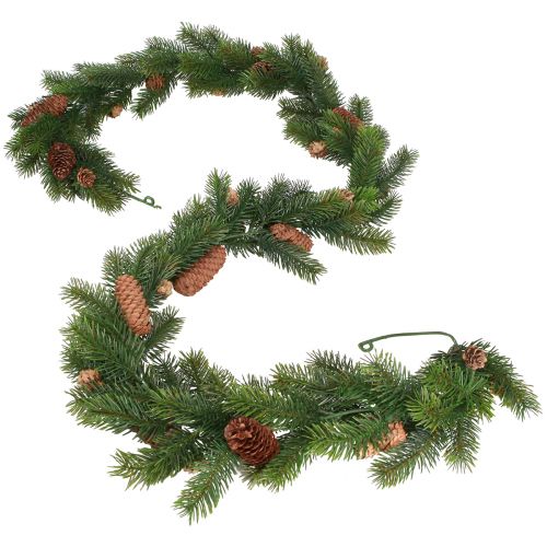Floristik24 Künstliche Tannengirlande mit Zapfen Weihnachtsgirlande 160cm