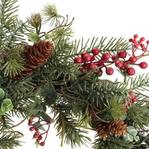 Artikel Künstlicher Adventskranz Rote Beeren Deko Kranz Ø45cm