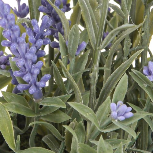 Artikel Künstlicher Lavendel im Topf Blühende Kunstpflanzen 25cm