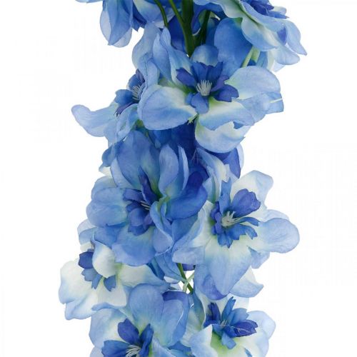 Floristik24 Künstlicher Rittersporn Blau Delphinium Kunstblume Seidenblumen