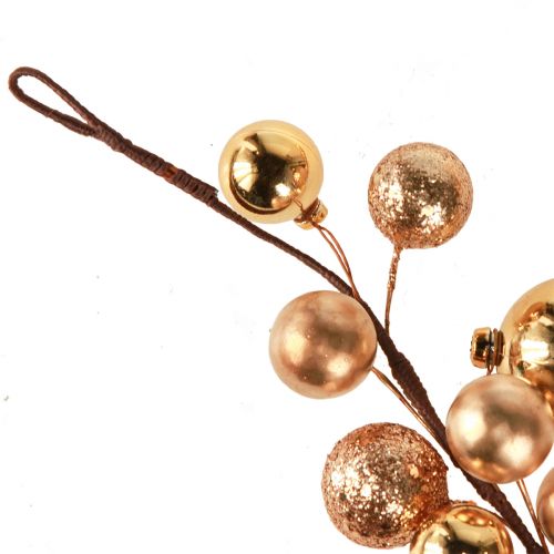 Floristik24 Kugelgirlande Weihnachten Girlande Weihnachten Gold 160cm