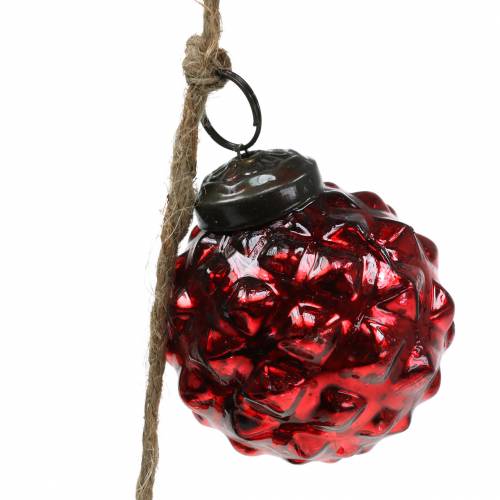 Artikel Weihnachtsdeko Girlande Christbaumkugeln Rot 120cm
