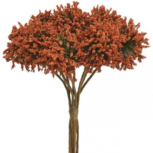 Floristik24 Kunstblumen Deko Braun Deko Blumen im Bund 4St