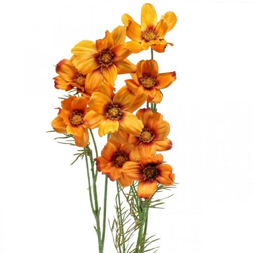 Artikel Kunstblumen Cosmea Orange Schmuckkörbchen H51cm 3 St