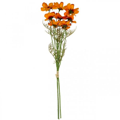 Artikel Kunstblumen Cosmea Orange Schmuckkörbchen H51cm 3 St