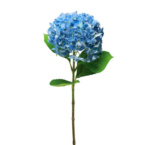 Floristik24 Kunstblumen Deko Hortensie künstlich Blau 69cm